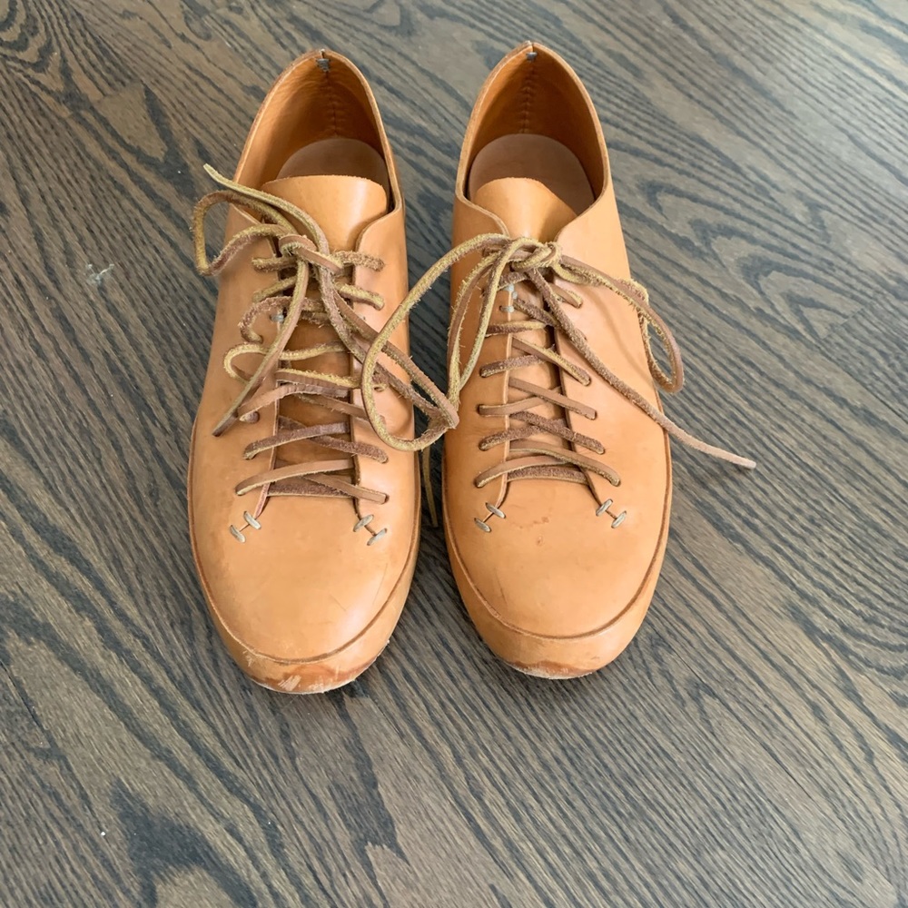 Hand Sewn Low Rubber Feit Shoes